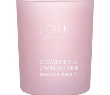Joik Joik Natuurlijke Geurkaars - Strawberries & Sparkling wine  150 gr