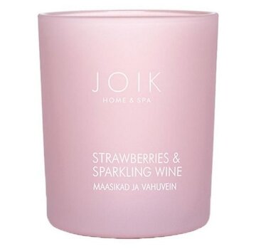 Joik Joik Natuurlijke Geurkaars - Strawberries & Sparkling wine  150 gr