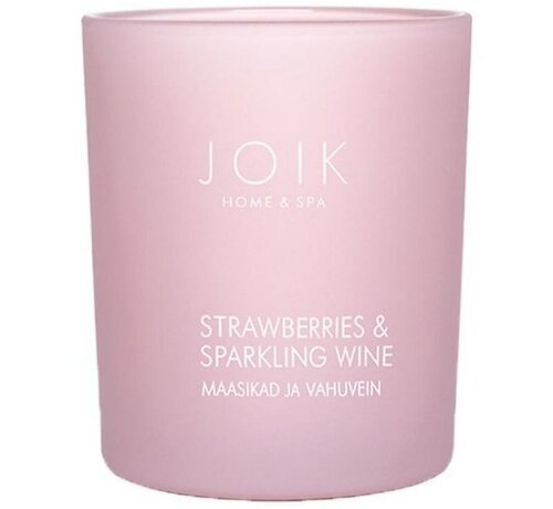 Joik Joik Natuurlijke Geurkaars - Strawberries & Sparkling wine  150 gr