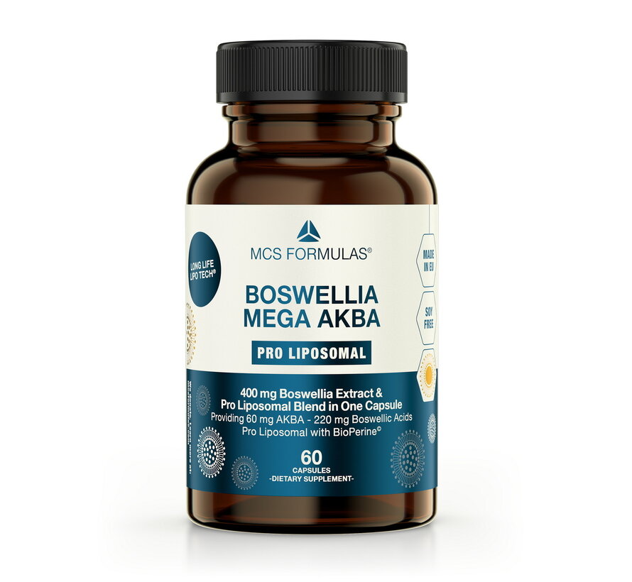 MCS Formulas Boswellia MEGA AKBA Liposomaal 60 capsules