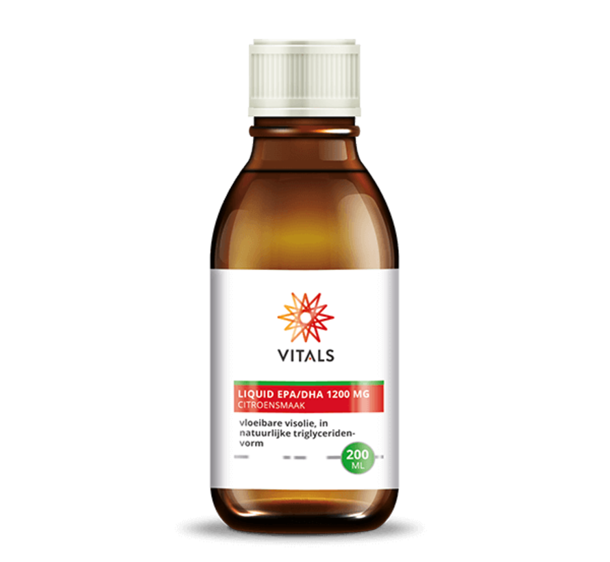 Vitals Liquid EPA/DHA 1200 mg citroensmaak 200 ml