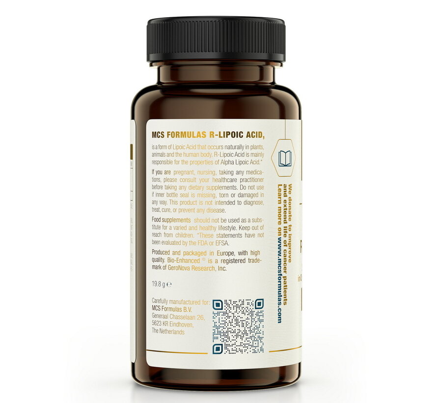 MCS Formulas R-Liponzuur 60 capsules