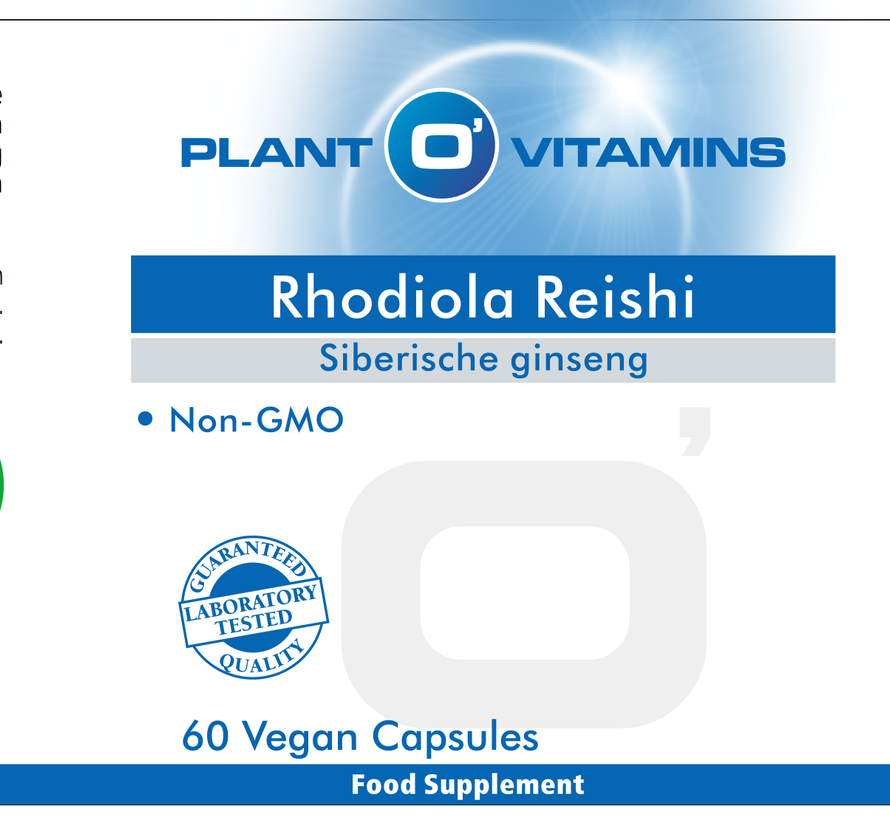 Rhodiola Reishi Plantovitamins 60 capsules