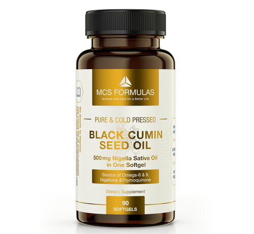 MCS Formulas MCS Formulas Black Cumin Seed Oil, 500 mg 90 softgels