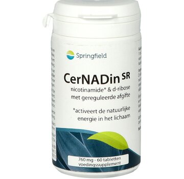 Springfield Nutraceuticals BV  Springfield CerNADin  met RiaGev 500 mg 60 tabletten