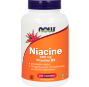 NOW Now Niacine 500 mg 250 tabletten