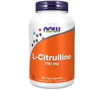 NOW Now L-Citrulline 750 mg 180 capsules