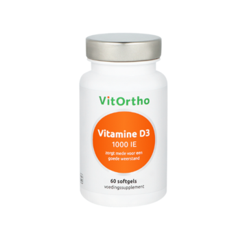 VitOrtho VitOrtho Vitamine D3 1000 IE 60 softgels