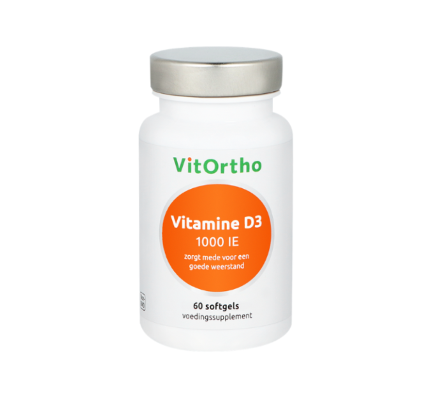 VitOrtho Vitamine D3 1000 IE 60 softgels