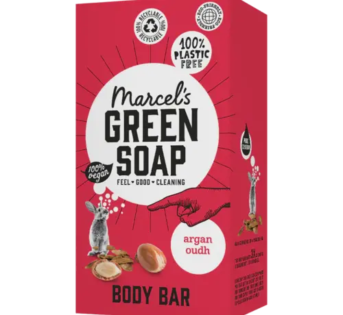 Marcel's Green Soap Marcels Green Soap Argan & Oudh Bodybar 150 gr