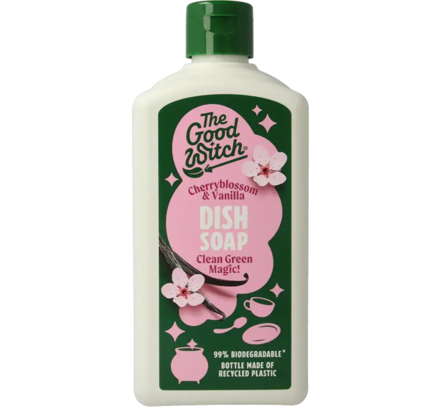 The Good Witch Afwasmiddel Kersenbloesem & vanille 500 ml