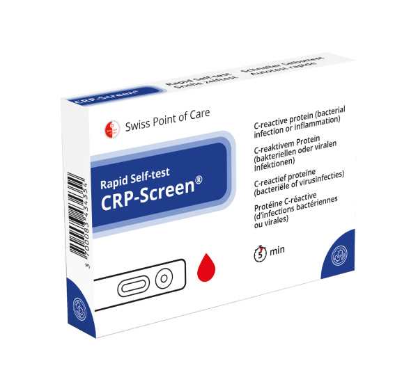 Swiss Point of Care CRP-Screen 1 stuk - Inner Vitamins - Inner Vitamins