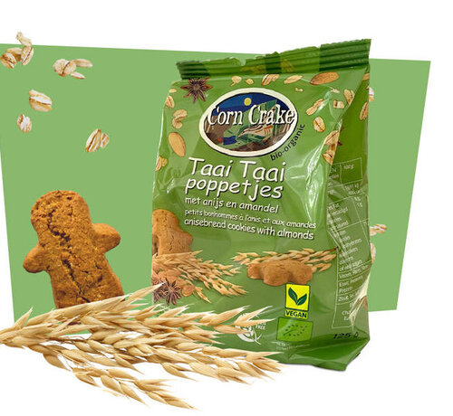 Corn Crake Corn Crake Taai Taai poppetjes 125 gram