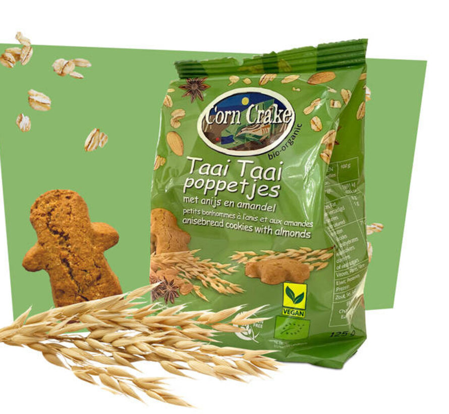 Corn Crake Taai Taai poppetjes 125 gram
