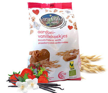 Corn Crake Corn Crake Aardbei-Vanillekoekjes 150 gr