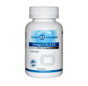 Plant O'Vitamins - Signed by nature Omega-3 K2 & D3 Plantovitamins 60 softgels