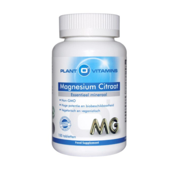 Plant O'Vitamins - Signed by nature Plant O'Vitamins Magnesium Citraat 100 tabletten