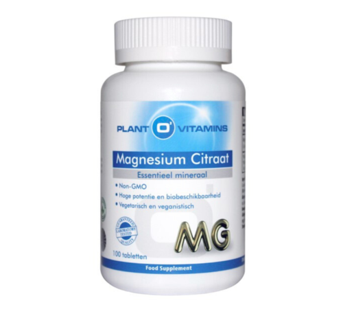Plant O'Vitamins - Signed by nature Plant O'Vitamins Magnesium Citraat 100 tabletten