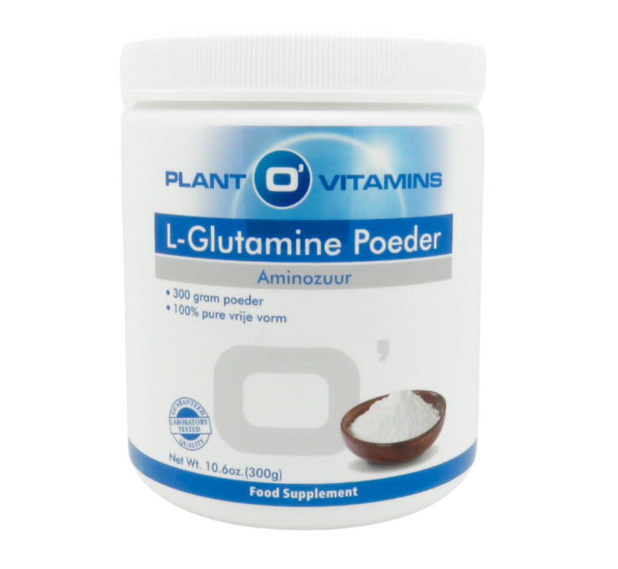 Plant O’Vitamins L-Glutamine Poeder 300 gram