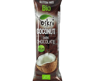 Oskri Oskri Vegan pure chocoladebar kokos 53 gram