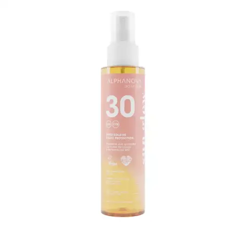 Alphanova Alphanova SUN Beschermende Zonneolie SPF30 Sun Glow 125 ml