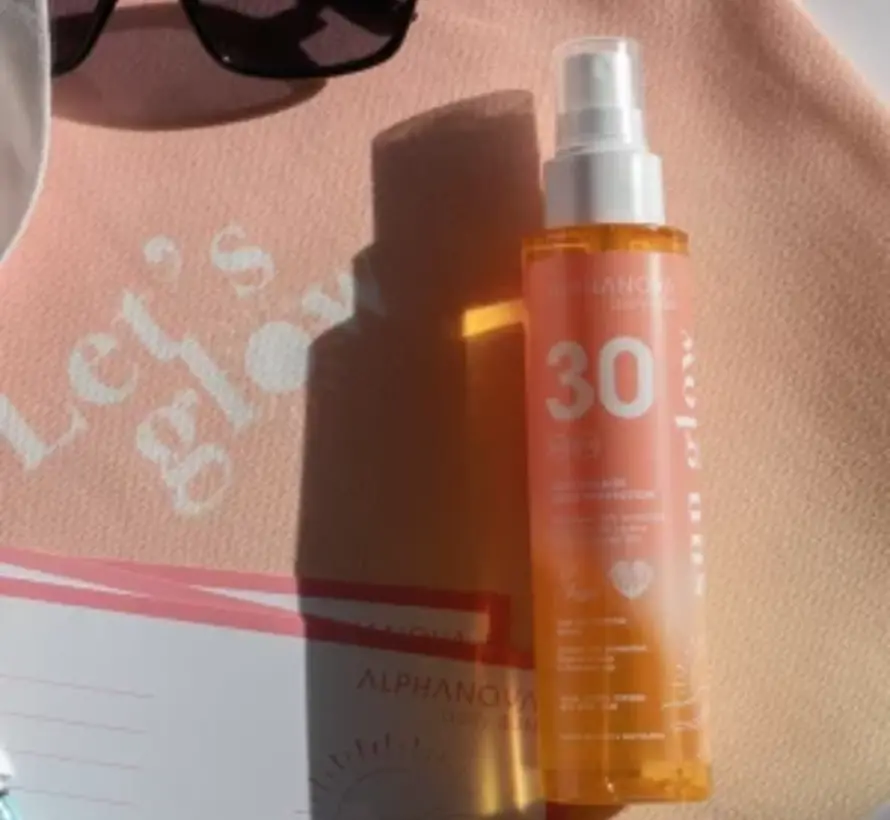 Alphanova SUN Beschermende Zonneolie SPF30 Sun Glow 125 ml