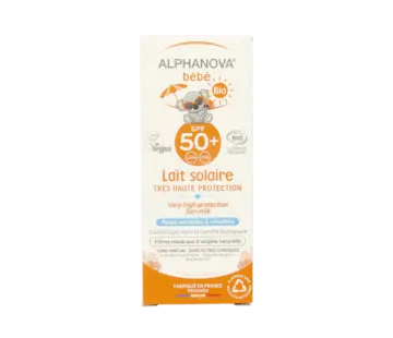 Alphanova Alphanova babyzonnemelk SPF50+ bio 50 gr