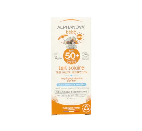Alphanova Alphanova babyzonnemelk SPF50+ bio 50 gr