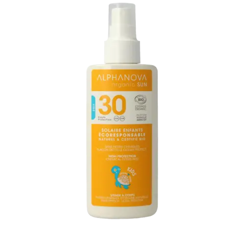 Alphanova Alphanova Bio zonnebrandcrème voor kinderen SPF 30 vegan 125 gr