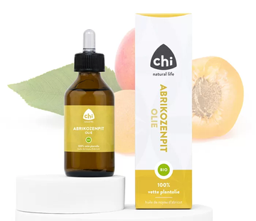 Chi Natural Life  Chi Abrikozenpit plant olie, biologisch 100 ml