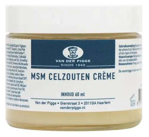 van der Pigge van der Pigge MSM Celzoutencreme 60 ml