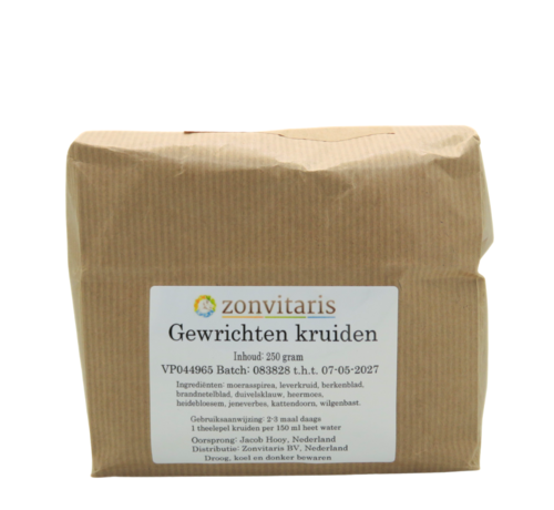 Zonvitaris Zonvitaris Gewrichten kruiden thee 250 gram