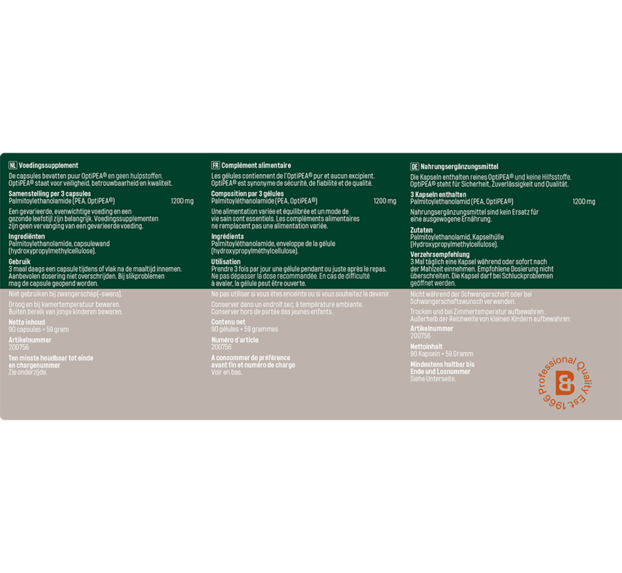 Bonusan PEA 400 mg 90 capsules