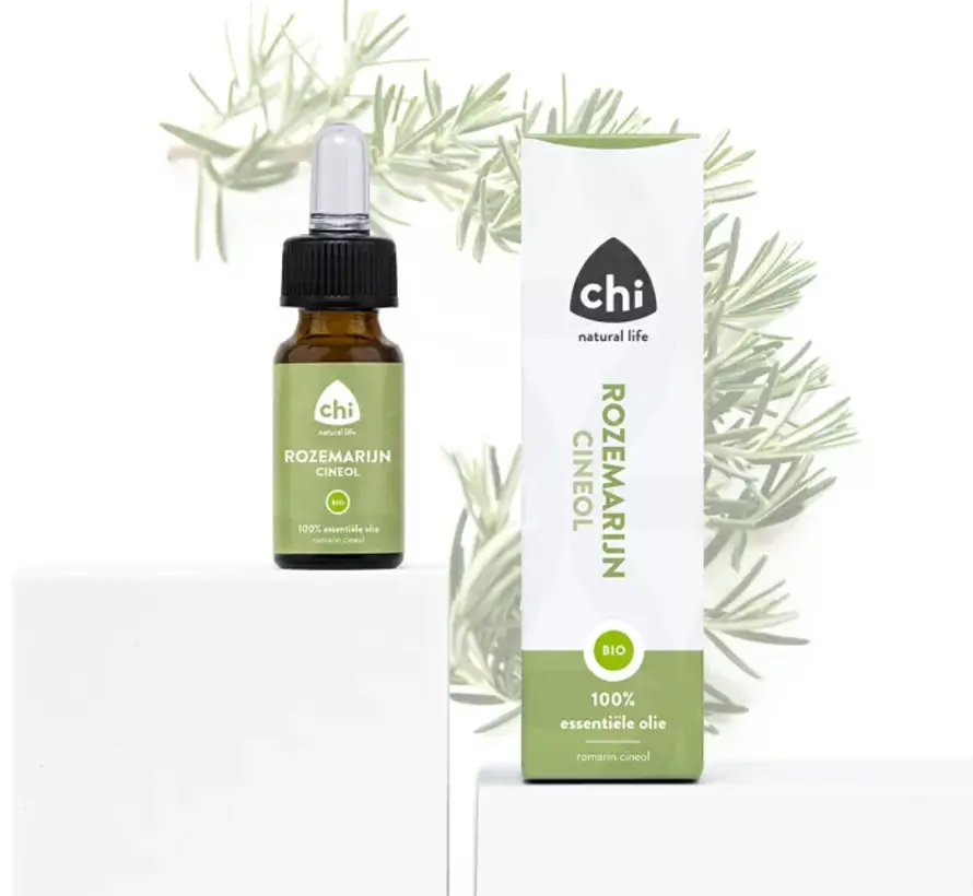 Chi Natural Life Rozemarijn, Cineol etherische olie, bio 10 ml