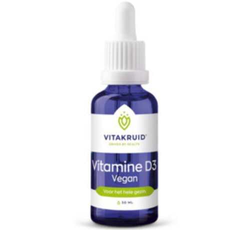 Vitakruid Vitakruid Vitamine D3 druppels Vegan 30 ml