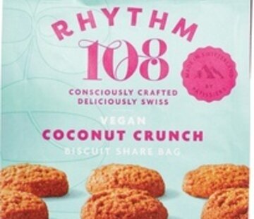 Rhythm 108 Coconut crunch biscuits 135 gr