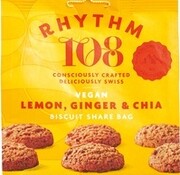 Rhythm 108 Citroen, gember & chia biscuits 135 gr