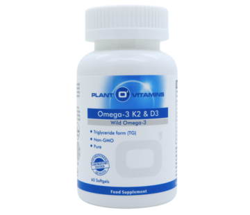 Plant O'Vitamins - Signed by nature Omega-3 K2 & D3 Plantovitamins 60 softgels