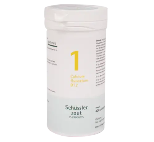 Schüssler zout Schussler zout nr. 1  Calcium fluoratum D12 100 tabletten