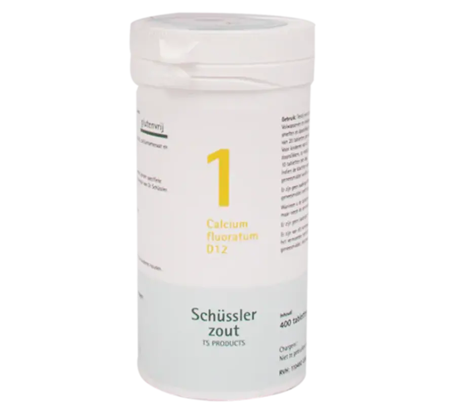 Schussler zout nr. 1  Calcium fluoratum D12 100 tabletten