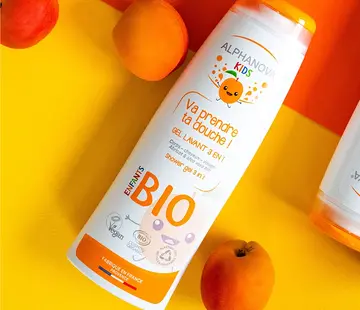 Alphanova  Alphanova Kids Bio Douchegel Abrikoos 250 ml