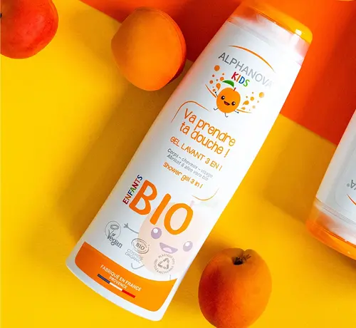 Alphanova  Alphanova Kids Bio Douchegel Abrikoos 250 ml