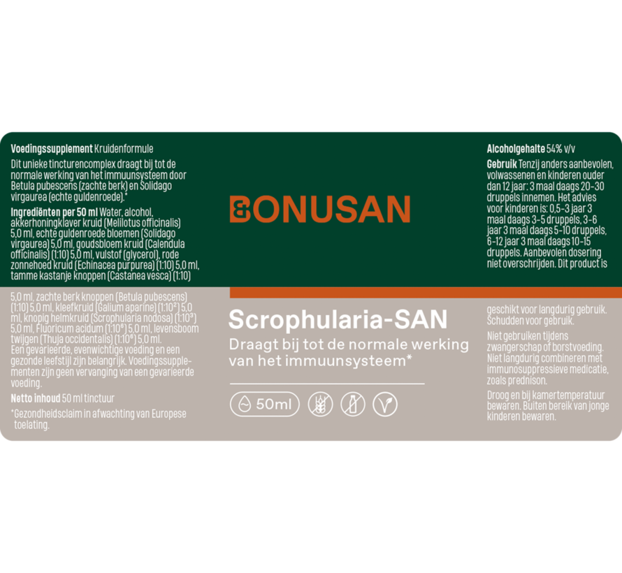 Bonusan Scrophularia-SAN 50 ml