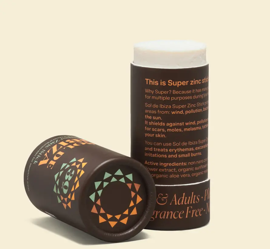 Sol De Ibiza Super Zinc Stick SPF 30 45 gr