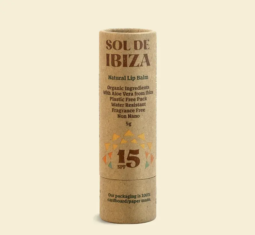 Sol De Ibiza Lippenbalsem Spf15 vegan 5 gr