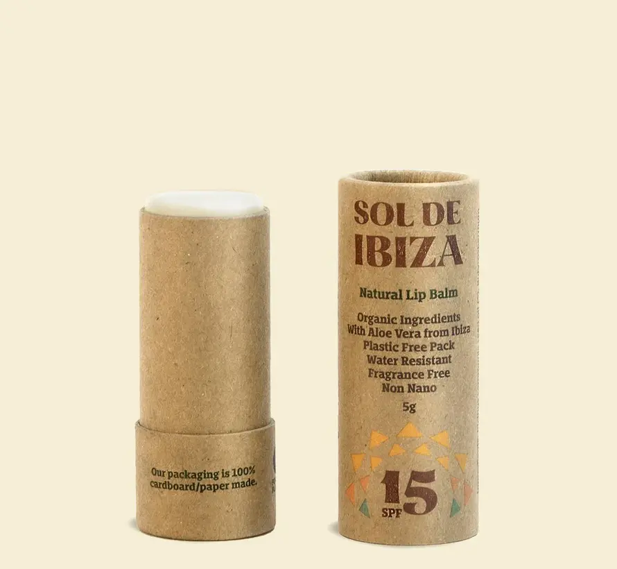 Sol De Ibiza Lippenbalsem Spf15 vegan 5 gr