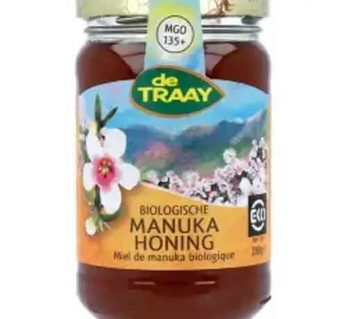 De Traay De Traay Biologische Manuka Honing 350 gram