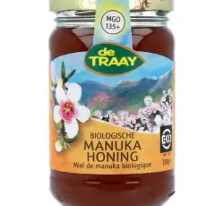 De Traay Biologische Manuka Honing 350 gram