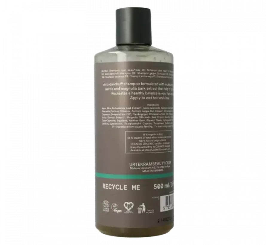 Urtekram Anti-Dandruff Shampoo Brandnetel  250 ml/500 ml