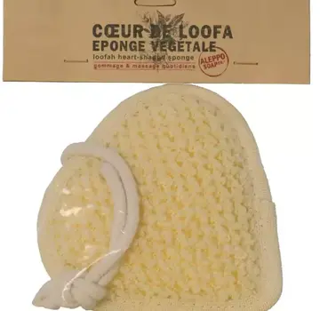 Tade Home co.  Aleppo Soap Co Loofa natuurspons hart